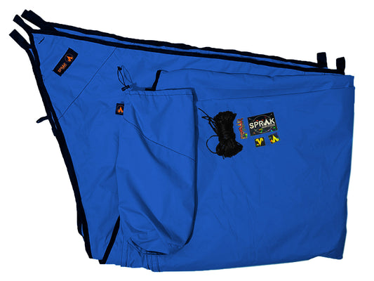 Batwing tarp - Blue