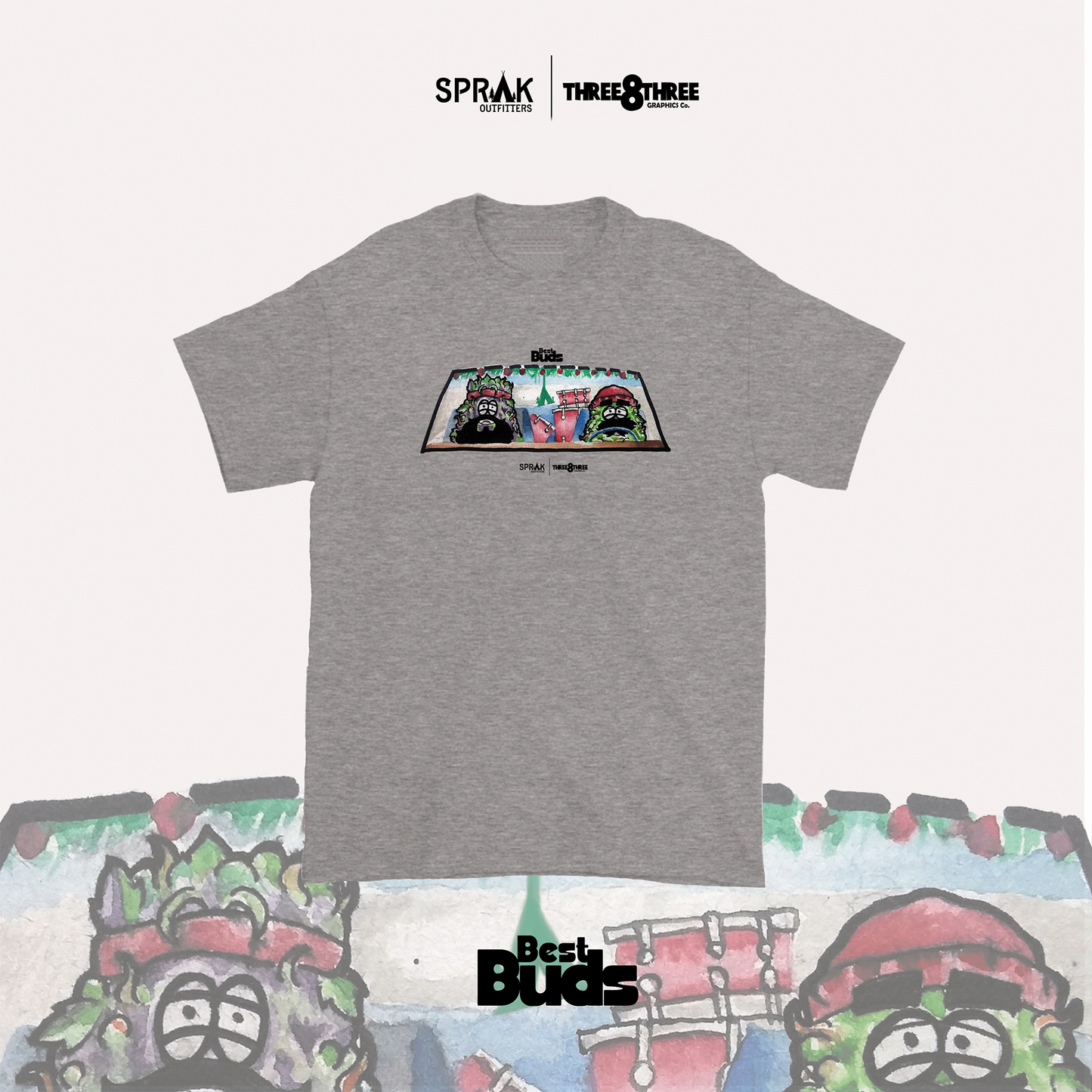 Best Buds Artist Edition Tee (Grey)